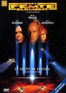 The Fifth Element - Danish DVD movie cover (xs thumbnail)