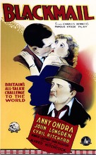 Blackmail - British Movie Poster (xs thumbnail)