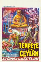 Das Todesauge von Ceylon - Belgian Movie Poster (xs thumbnail)