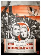 Captain Horatio Hornblower R.N. - Danish Movie Poster (xs thumbnail)