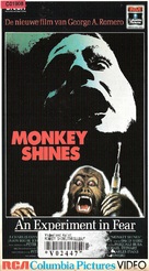 Monkey Shines - Dutch VHS movie cover (xs thumbnail)