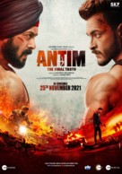 Antim: The Final Truth - Indian Movie Poster (xs thumbnail)