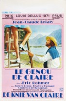 Le genou de Claire - Belgian Movie Poster (xs thumbnail)