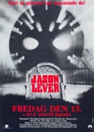 Friday the 13th Part VI: Jason Lives - Danish Movie Poster (xs thumbnail)