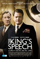 The King&#039;s Speech - Australian Movie Poster (xs thumbnail)