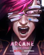 &quot;Arcane: League of Legends&quot; - Portuguese Movie Poster (xs thumbnail)