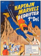 Adventures of Captain Marvel - Danish Movie Poster (xs thumbnail)
