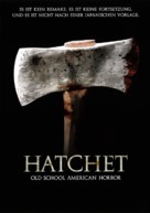 Hatchet - German Movie Poster (xs thumbnail)