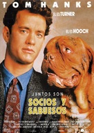 Turner And Hooch - Spanish Movie Poster (xs thumbnail)