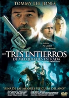 The Three Burials of Melquiades Estrada - Argentinian DVD movie cover (xs thumbnail)