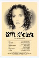 Effi Briest - German Movie Poster (xs thumbnail)