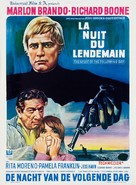 The Night of the Following Day - Belgian Movie Poster (xs thumbnail)