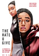 The Hate U Give - German Movie Poster (xs thumbnail)