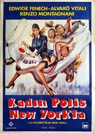 La poliziotta a New York - Turkish Movie Poster (xs thumbnail)