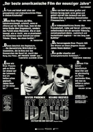 My Own Private Idaho - German Movie Poster (xs thumbnail)