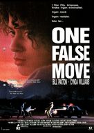 One False Move - Danish Movie Poster (xs thumbnail)