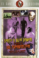 Santo y Blue Demon contra el doctor Frankenstein - Mexican DVD movie cover (xs thumbnail)