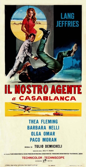 Il nostro agente a Casablanca - Italian Movie Poster (thumbnail)
