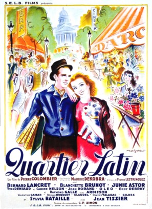 Quartier latin - French Movie Poster (thumbnail)