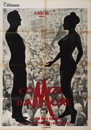 Comizi d&#039;amore - Italian Movie Poster (thumbnail)