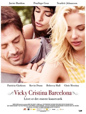 Vicky Cristina Barcelona - Danish Movie Poster (thumbnail)