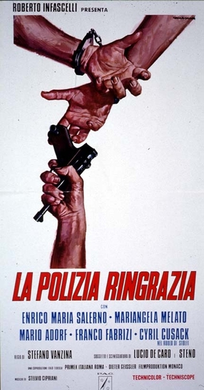 La polizia ringrazia - Italian Movie Poster (thumbnail)