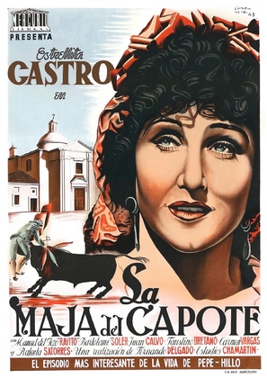 La maja del capote - Spanish Movie Poster (thumbnail)