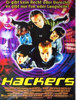 Hackers - German Movie Poster (thumbnail)