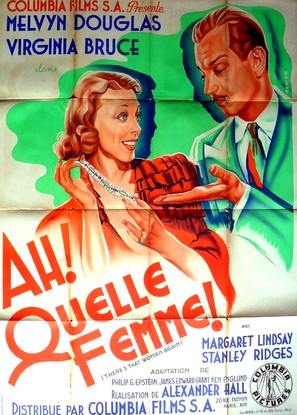 There&#039;s That Woman Again - French Movie Poster (thumbnail)