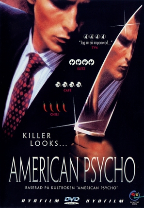 American Psycho - Swedish DVD movie cover (thumbnail)
