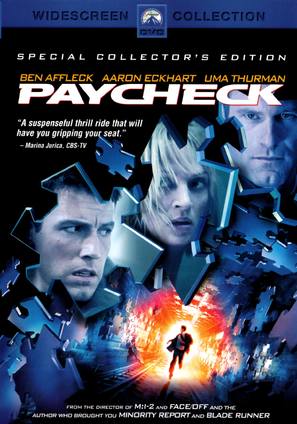 Paycheck - DVD movie cover (thumbnail)