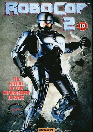 RoboCop 2 - British VHS movie cover (thumbnail)