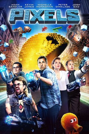 Pixels - DVD movie cover (thumbnail)