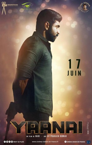 Yaanai - French Movie Poster (thumbnail)