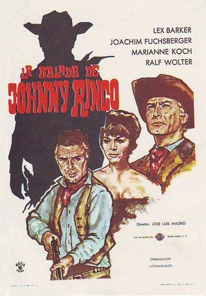 La balada de Johnny Ringo - Spanish Movie Poster (thumbnail)