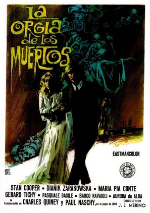 La org&iacute;a de los muertos - Spanish Movie Poster (thumbnail)