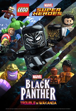 LEGO Marvel Super Heroes: Black Panther - Trouble in Wakanda - DVD movie cover (thumbnail)