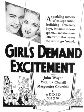 Girls Demand Excitement - poster (thumbnail)