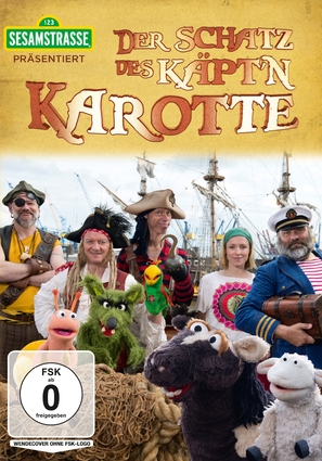Sesamstrasse pr&auml;sentiert: Der Schatz des K&auml;pt&#039;n Karotte - German Movie Cover (thumbnail)