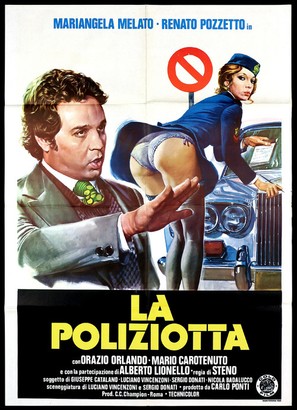 La poliziotta - Italian Movie Poster (thumbnail)