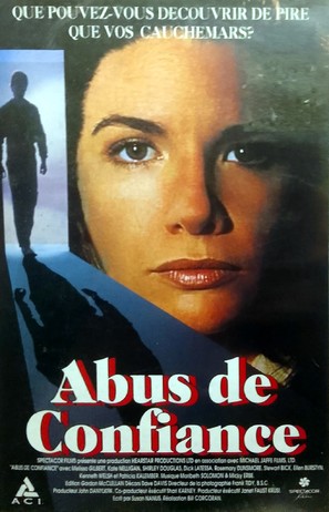 Shattered Trust - French VHS movie cover (thumbnail)