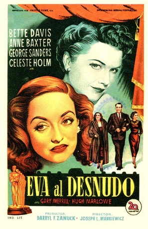 All About Eve - Spanish Movie Poster (thumbnail)