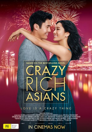 Crazy Rich Asians - Australian Movie Poster (thumbnail)