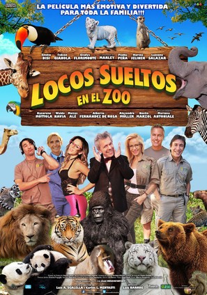Locos sueltos en el zoo - Argentinian Movie Poster (thumbnail)