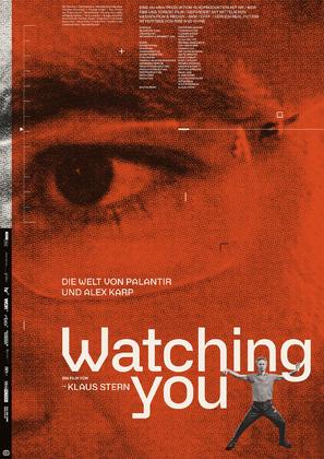 Watching you - Die Welt von Palantir und Alex Karp - German Movie Poster (thumbnail)