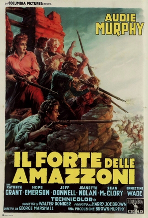 The Guns of Fort Petticoat - Italian Movie Poster (thumbnail)