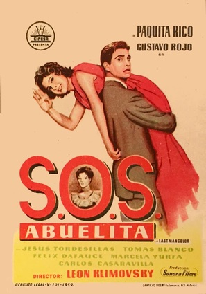 S.O.S., abuelita - Spanish Movie Poster (thumbnail)