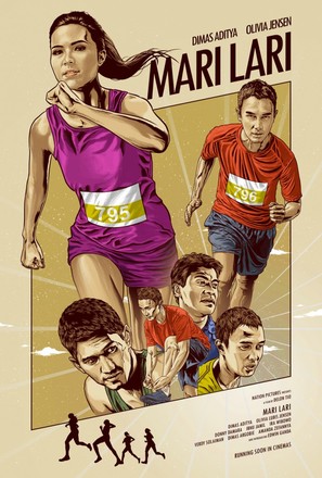 Mari Lari - Indonesian Movie Poster (thumbnail)