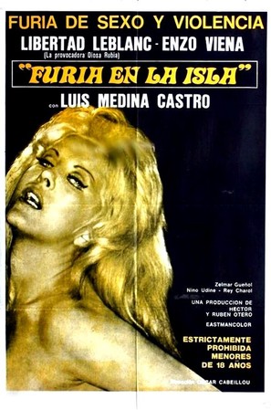 Furia en la isla - Argentinian Movie Poster (thumbnail)