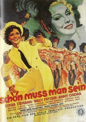 Sch&ouml;n mu&szlig; man sein - German Movie Poster (thumbnail)